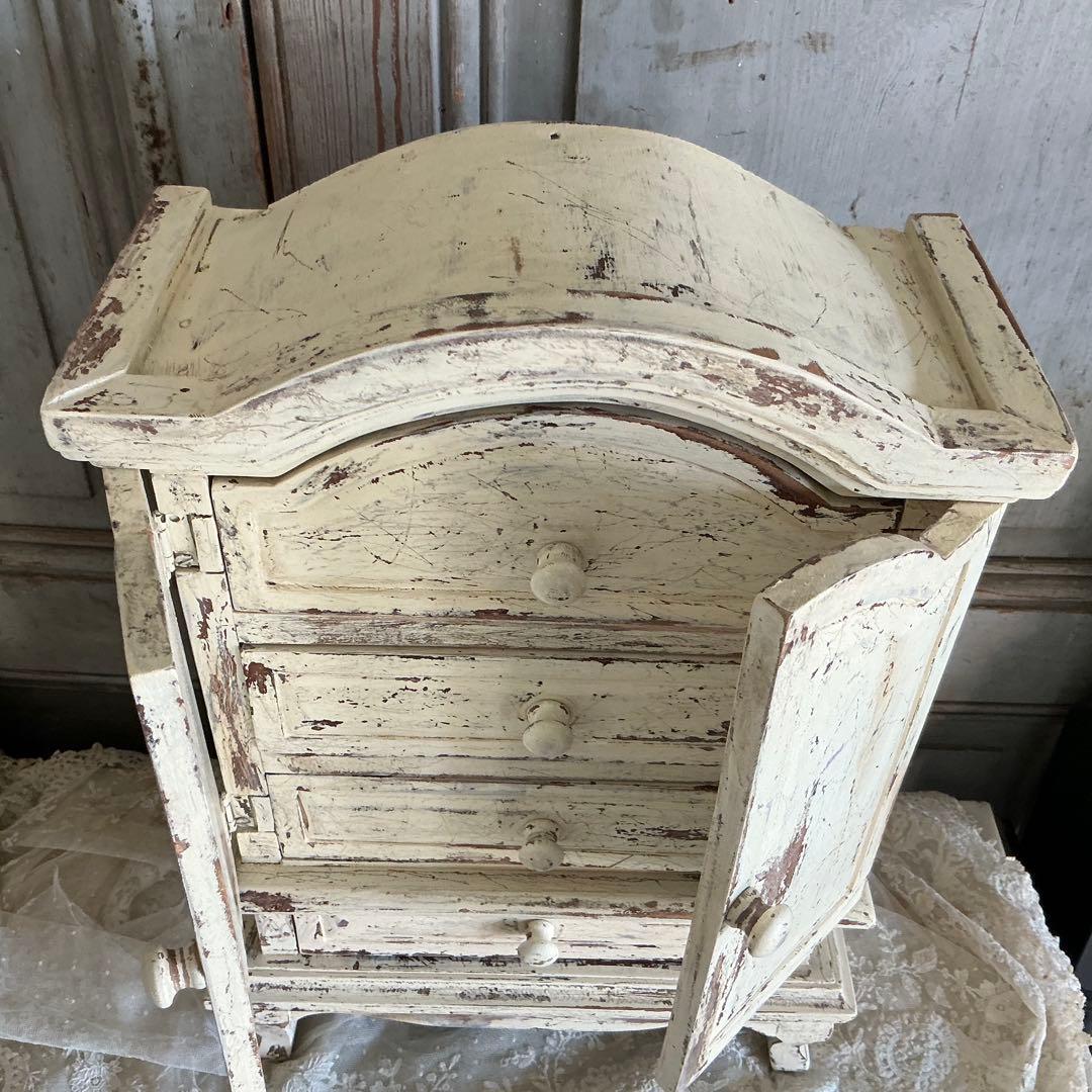 フランスアンティーク ドール用 ドロワー チェスト ワードローブ