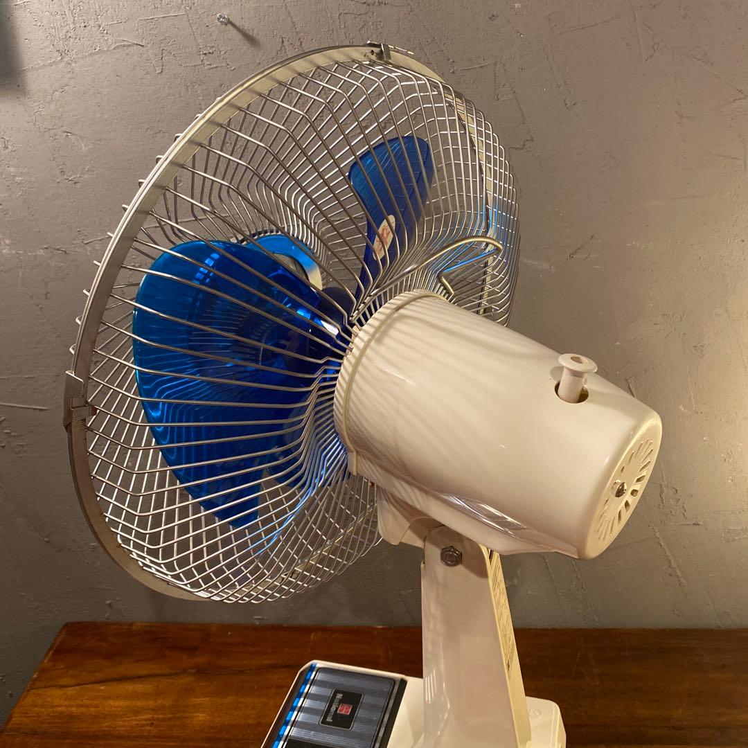 極美品 70年代 昭和レトロ ナショナル F-30D1E 青羽扇風機 稀少 - メルカリ