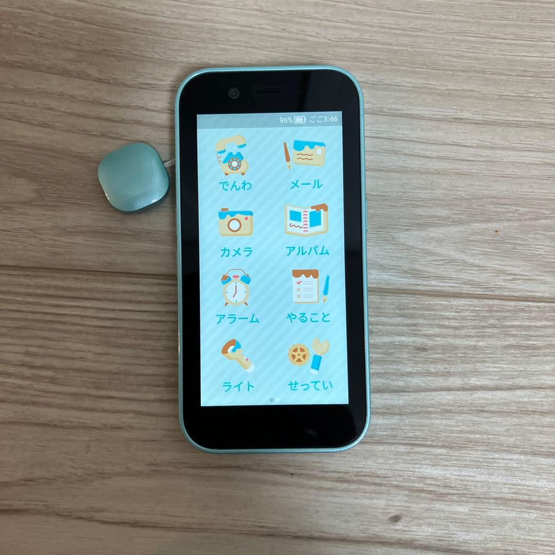 キッズフォン3 ミントグリーン 本体と付属品 - メルカリ
