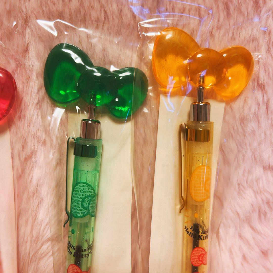 希少レア ハローキティ リボン ボールペン 2009 平成レトロ サンリオ