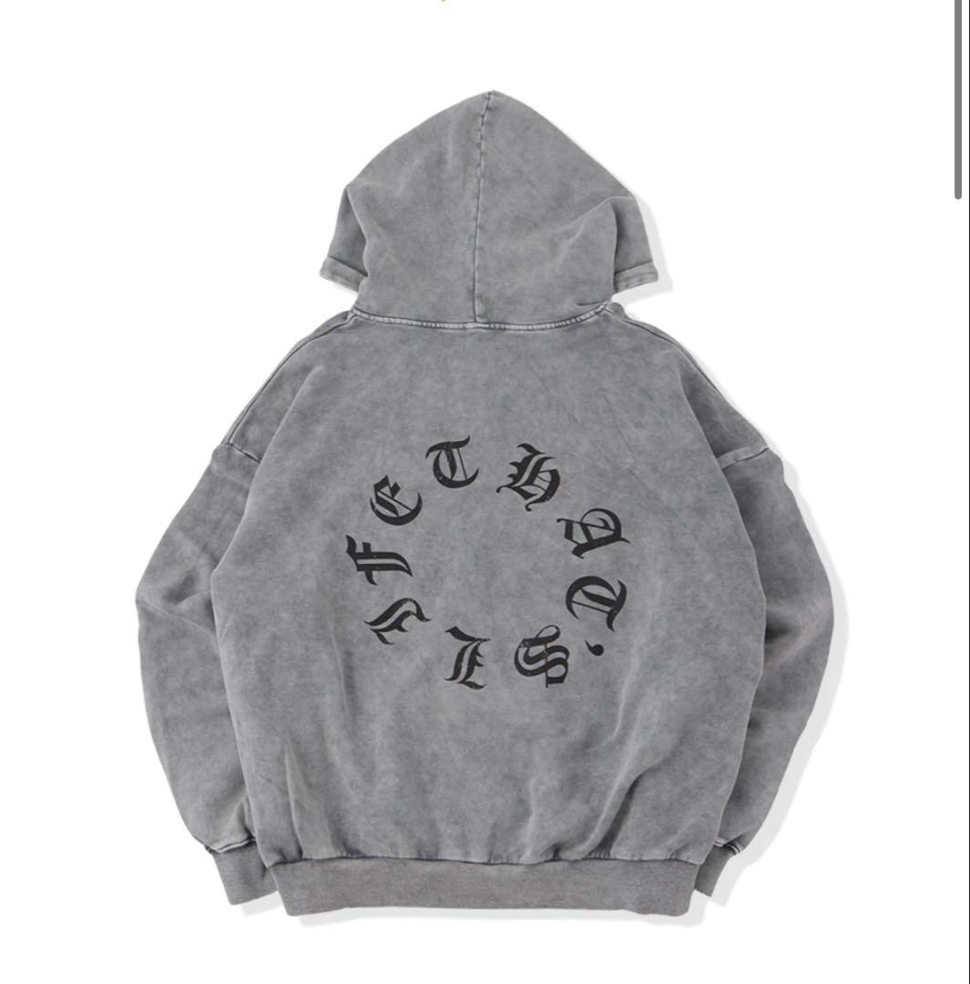 That's Life ジップパーカー グレー - メルカリ