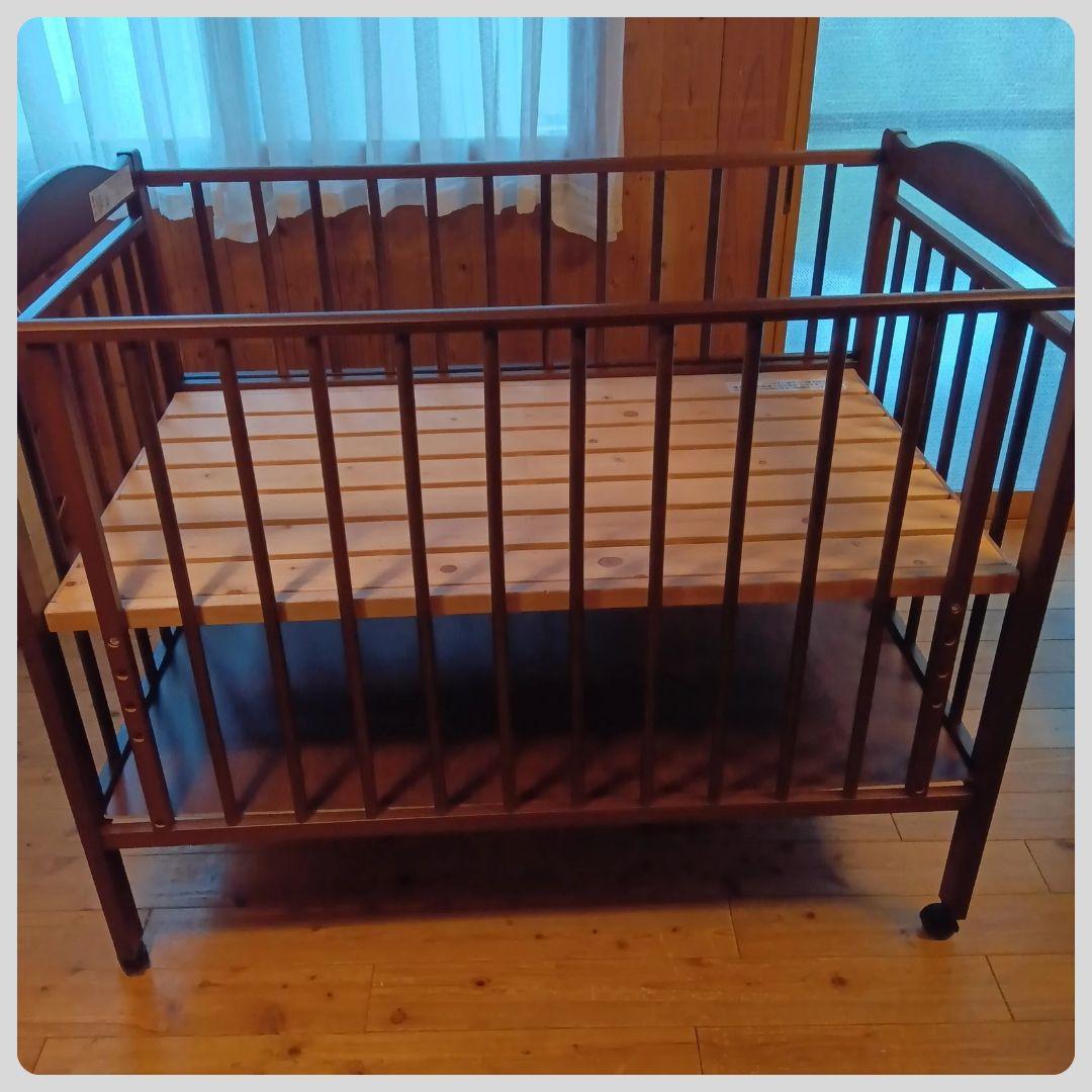 《1点限り❣️》澤田木工所　ベビーベッド　ハイシートベビーベッド⭐︎