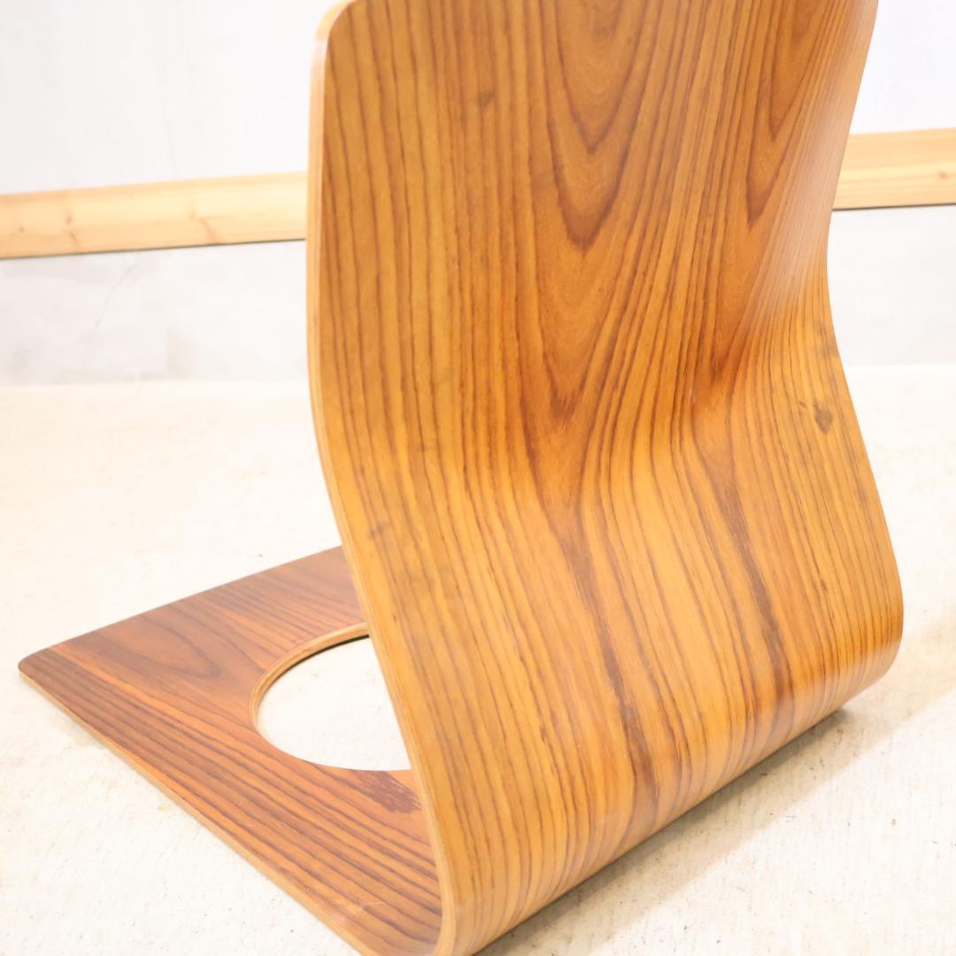 TENDO 天童木工 ローズウッド 曲げ木 座イス 2脚セット 藤森健次