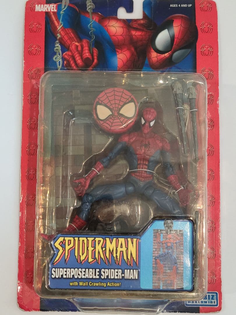 トイビズ スーパーポーザブル スパイダーマン toy biz マーベル