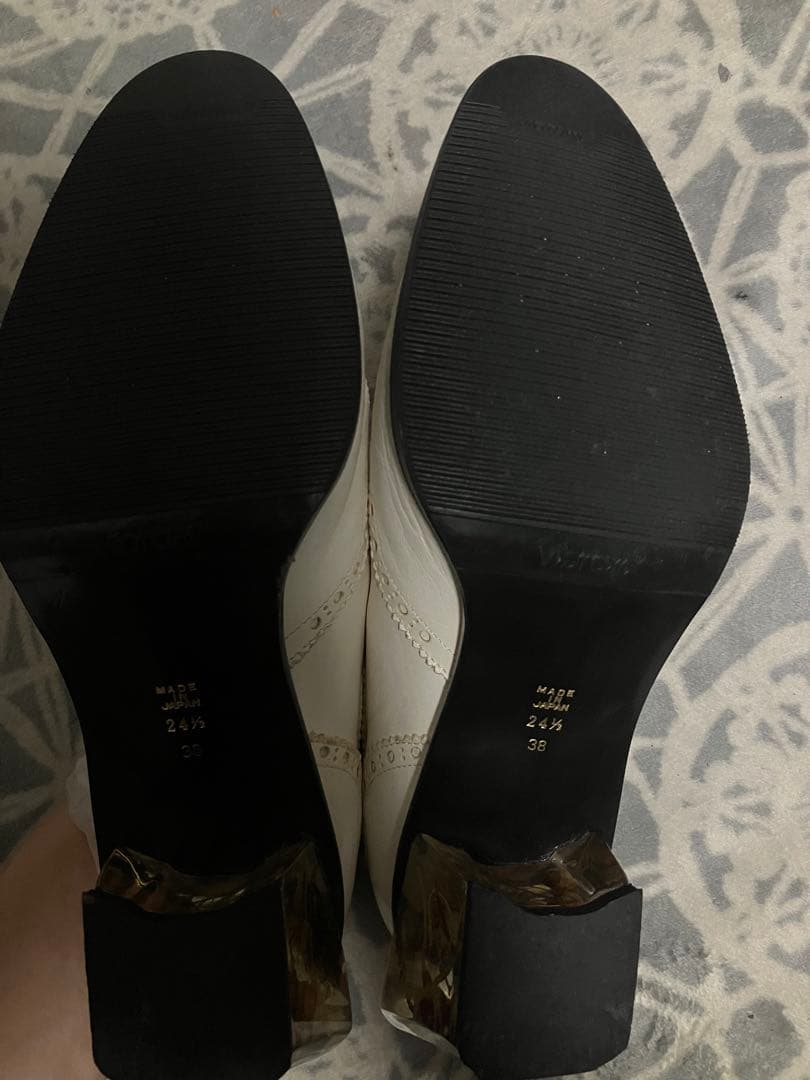 激レア　mabataki美雨　24.5cm ウィングチップシューズ