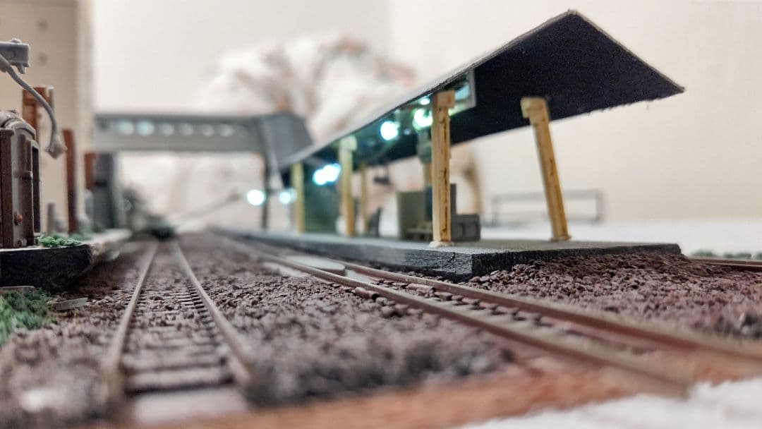 Nゲージ旧室蘭駅風ジオラマ - メルカリ