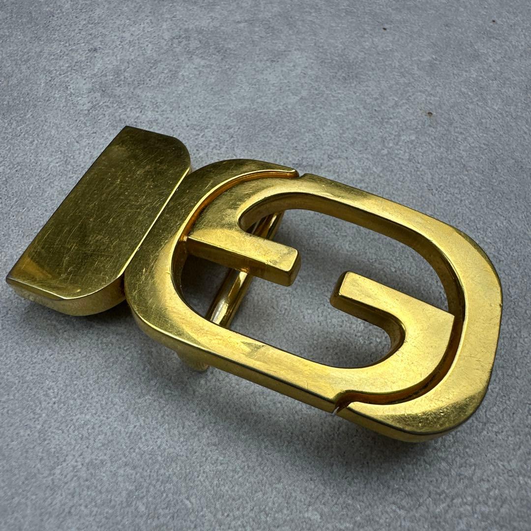 GUCCI グッチ オールドグッチ ヴィンテージ ベルト バックル ゴールド