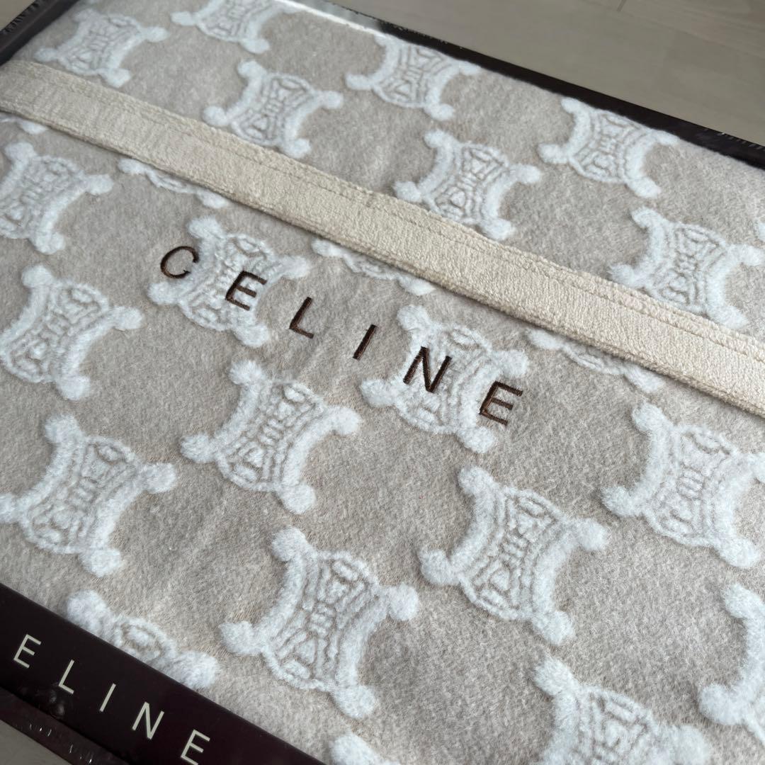 新品 未使用 CELINE セリーヌ 綿毛布 マカダム柄 綿 西川産業 - メルカリ