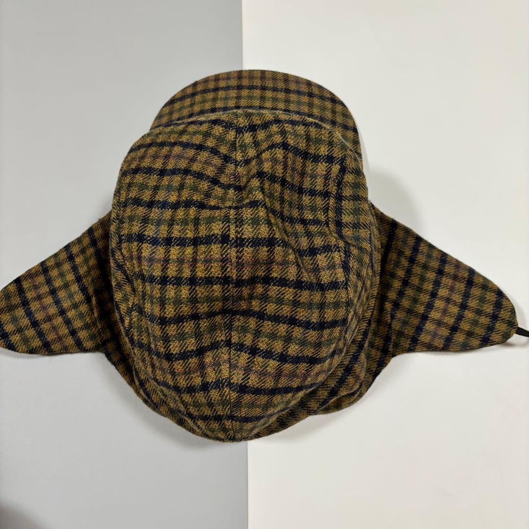 supreme Dog Ear Cap チェック 耳当て キャップ 帽子 - メルカリ