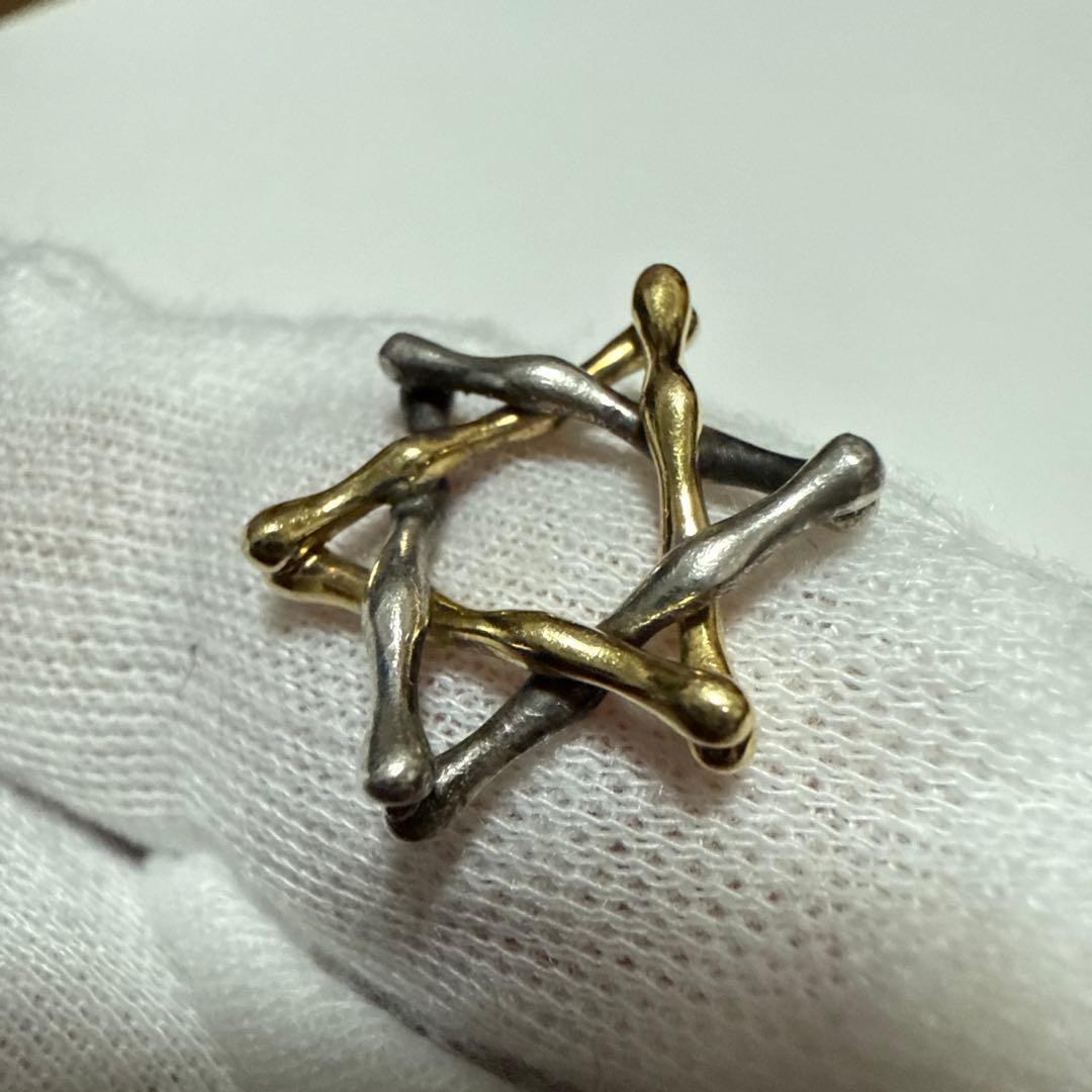 ヒランヤG/Sペンダントトップ ゴールド/シルバー - ネックレス