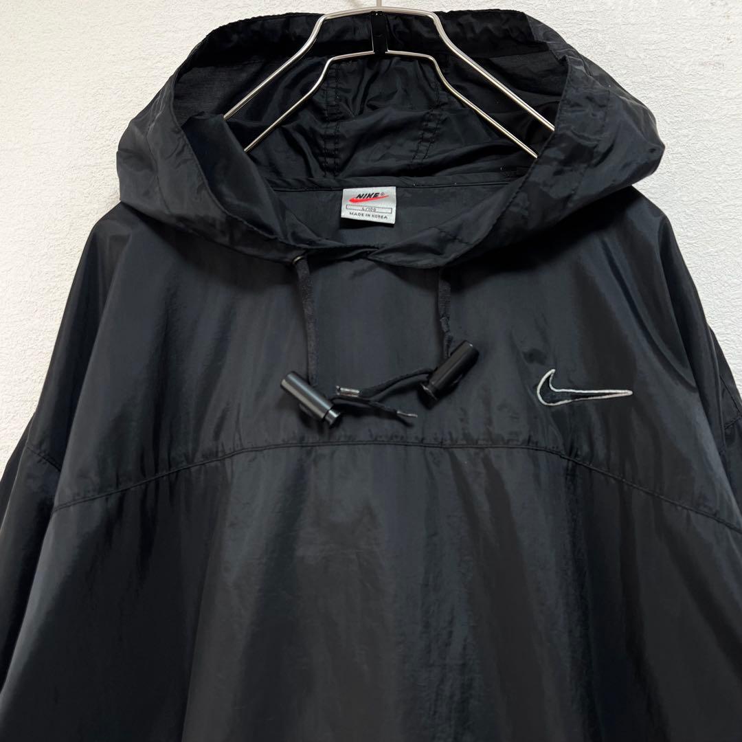 ナイキ✨️90s 銀タグ ナイロンジャケット アノラックパーカー 刺繍