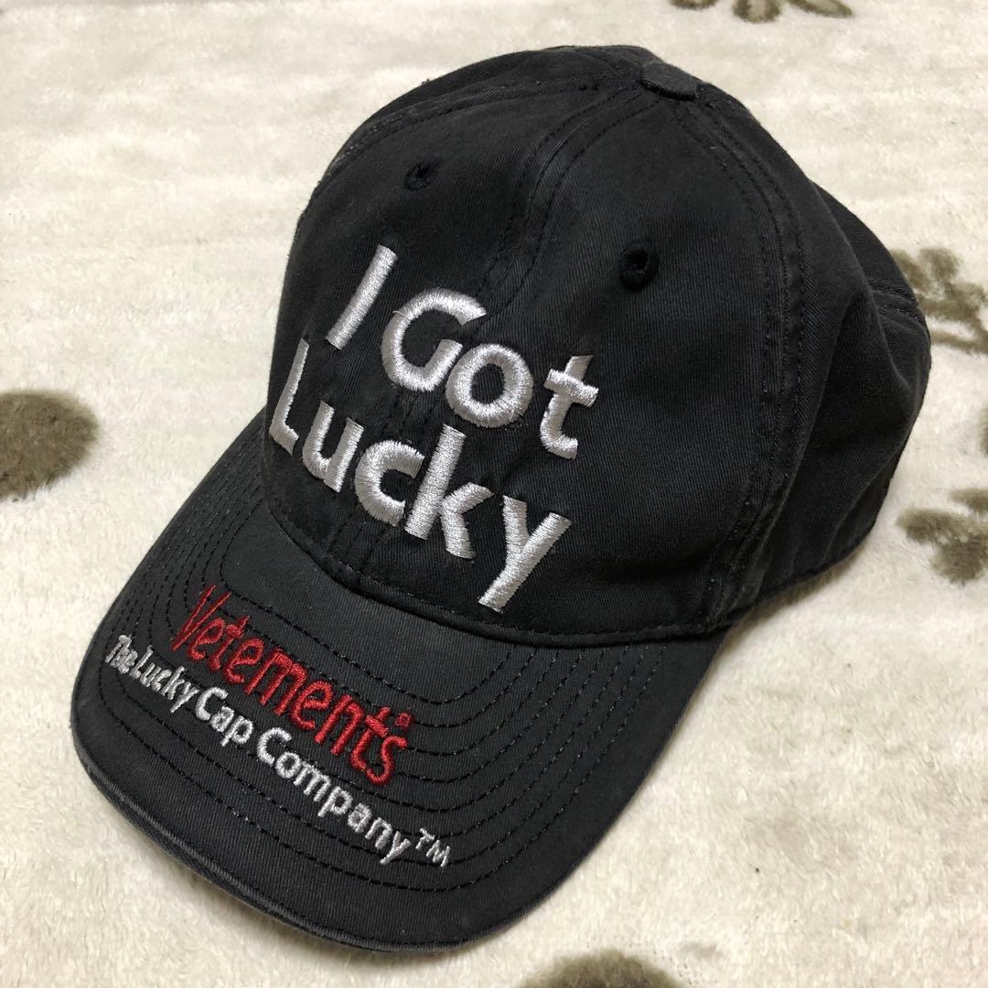 VETEMENTS ヴェトモン I GOT LUCKY 帽子 cap VETEMENTS - I GOT LUCKY CAP | WORLD EXCLUSIVE |