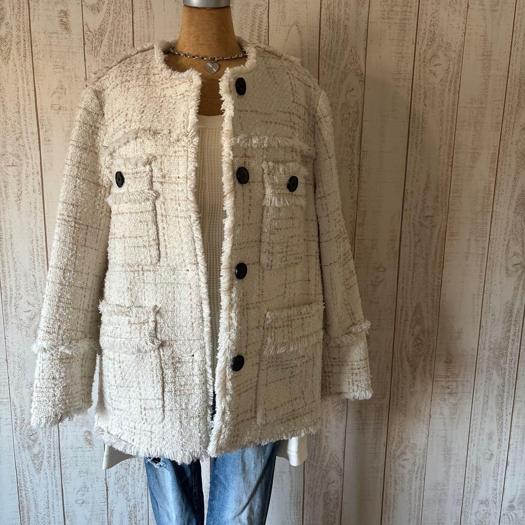 CLANE NO COLOR TWEED JACKET ツイード - メルカリ