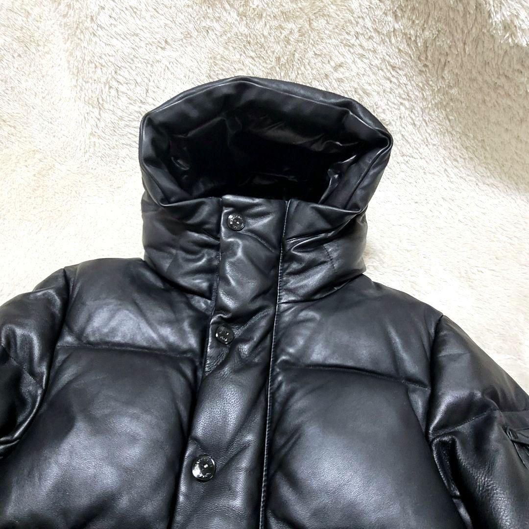 D*f様 美品 西川ダウン ナノユニバース ラムレザー レザー ダウン