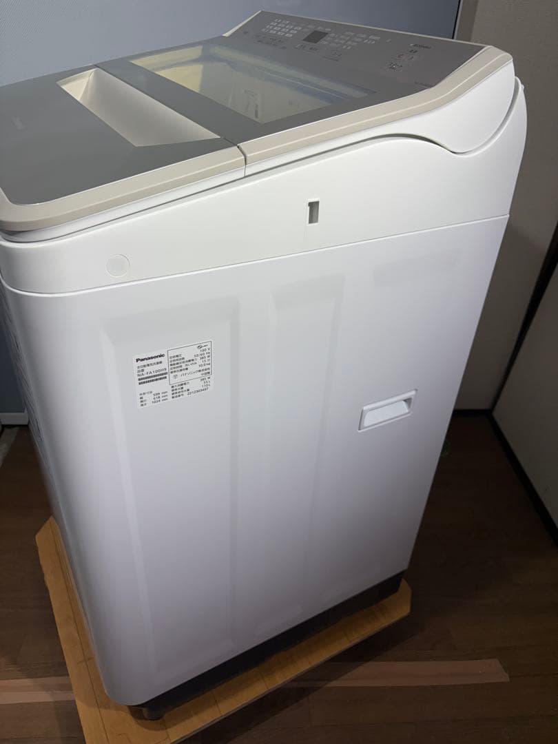 Panasonic洗濯機 10キロ ふろ水ポンプ未使用品付 NA-FA100H9 - メルカリ