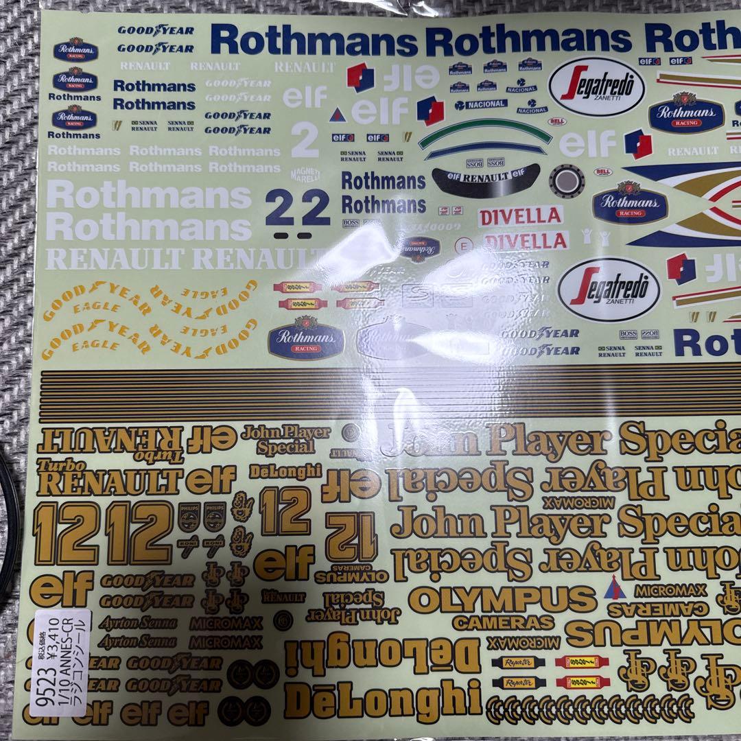 AMS ロスマンズ&JPSステッカー F1ラジコン - メルカリ