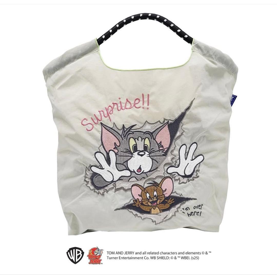 ボールアンドチェーン　エコバッグ　トムとジェリー　新品 新品Ball &Chainボールアンドチェーントムとジェリーエコバッグ青