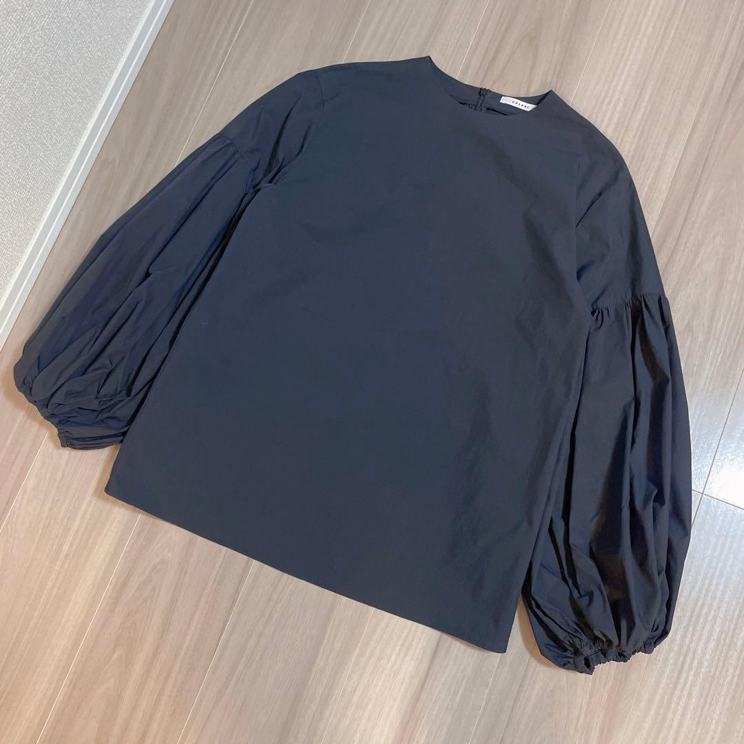 CELERI 2025SS パフスリーブシャツ 黒 ドゥーズィエムクラス - メルカリ