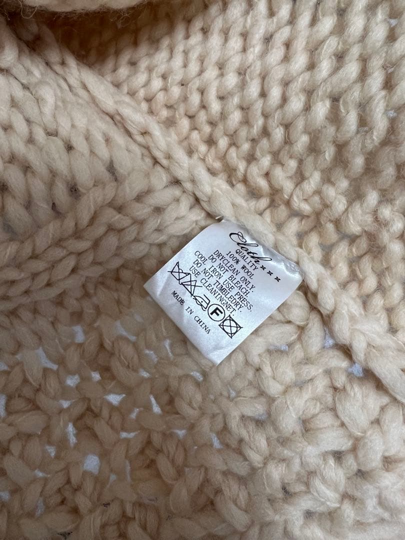 cross&clothアランハンドニットボレロ