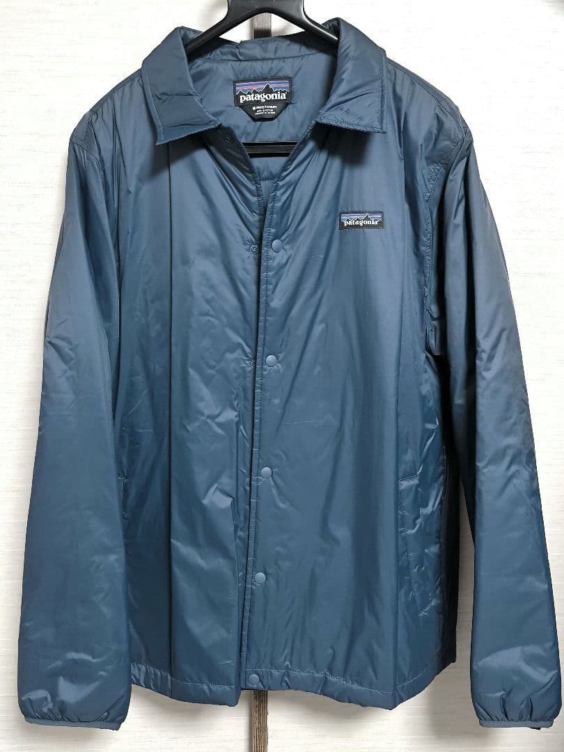 patagonia コーチジャケット 薄手中綿 ブルーネイビー M 中古・古着通販】Patagonia (パタゴニア) コーチジャケット ネイビー