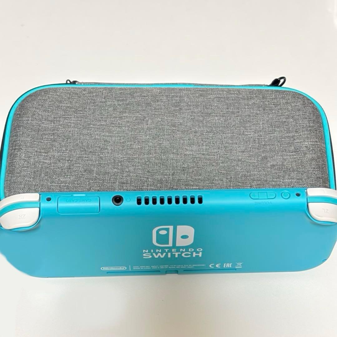 Switch Lite 本体 ターコイズ ハードケース クリアケース 充電器
