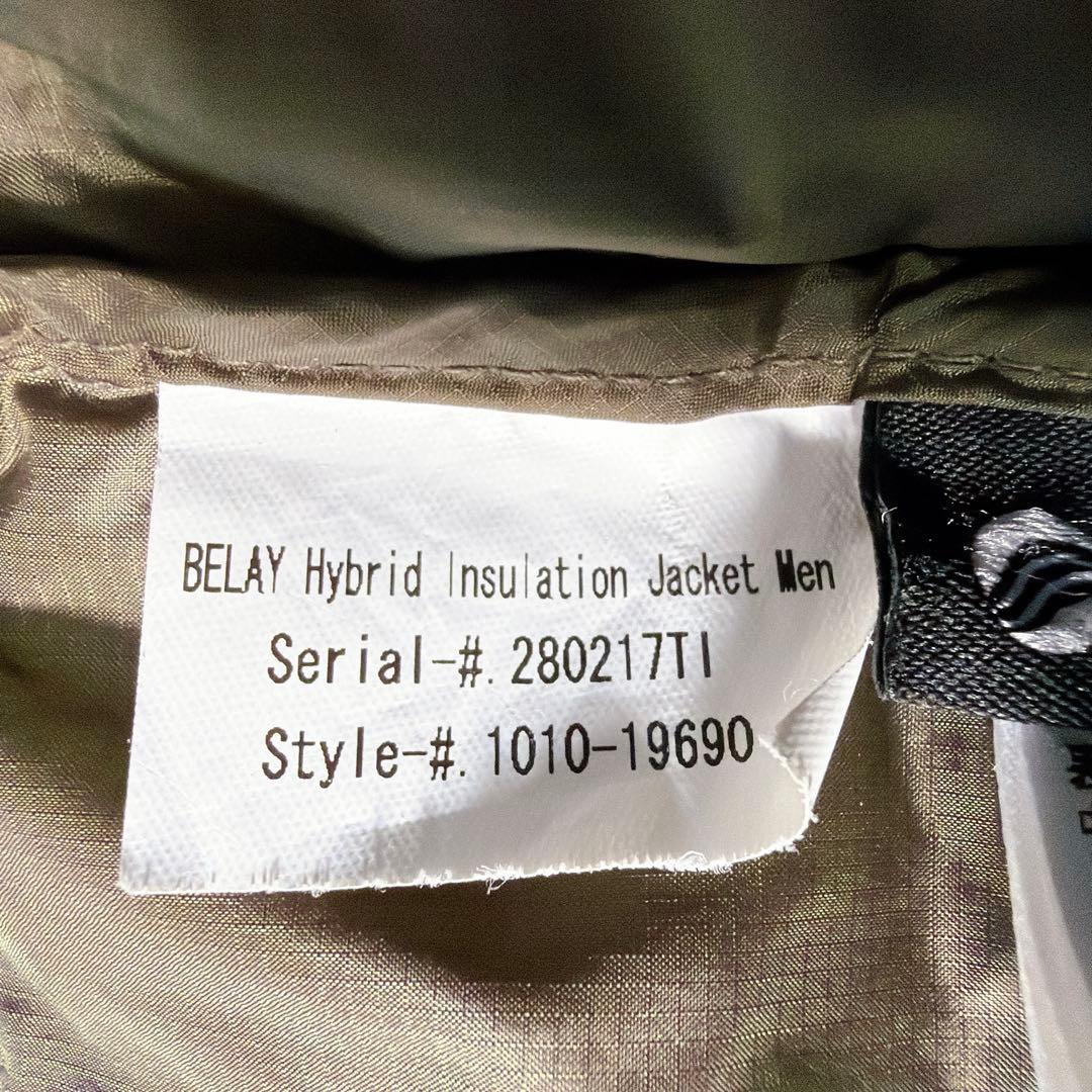 マムート ビレイハイブリッド インシュレーションジャケット グリーン