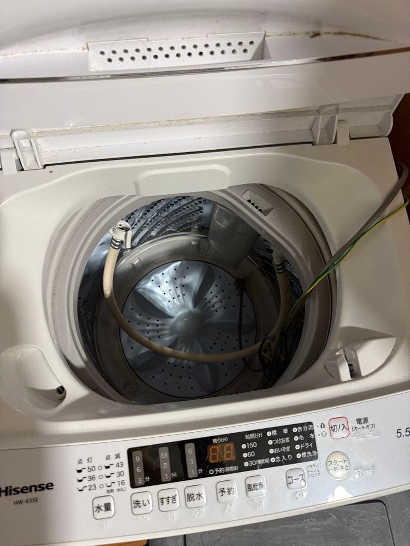 Hisense 5.5kg 縦型洗濯機 京都　対面取引限定