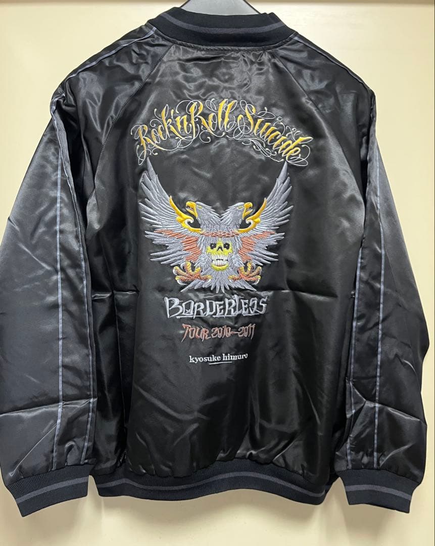 新品】氷室京介 Lサイズ スカジャン BORDERLESS - メルカリ