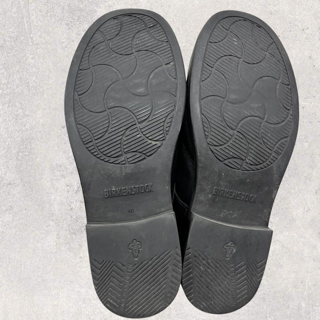 Pin様専用ビルケンシュトック ジャレン レザーシューズ 黒 40 26cm