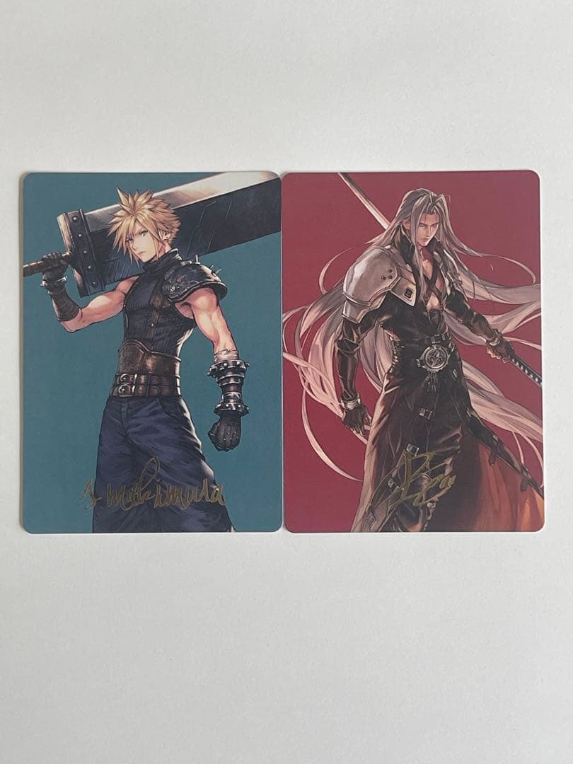 MTG FF アートカード クラウド & セフィロス 箔押し サイン入り - メルカリ