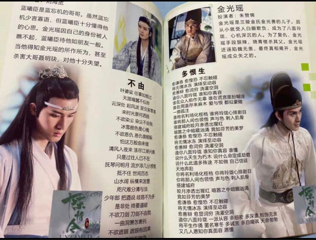 陳情令 肖戦 王一博【陳情未絶】全員集合写真集 珍蔵版 - メルカリ