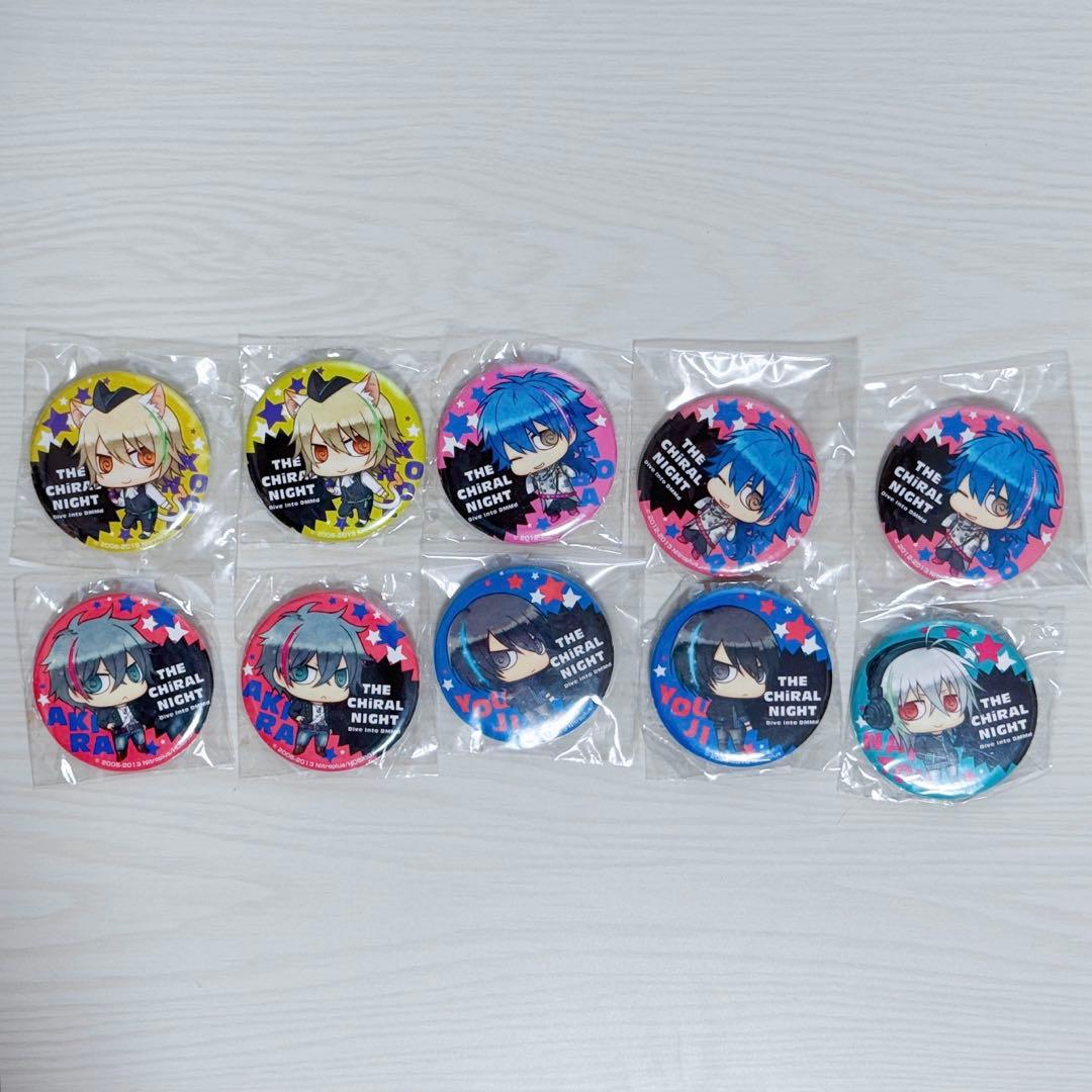 全種コンプリート】 Nitro+CHiRALキラルナイト 限定柄入り 缶バッジ