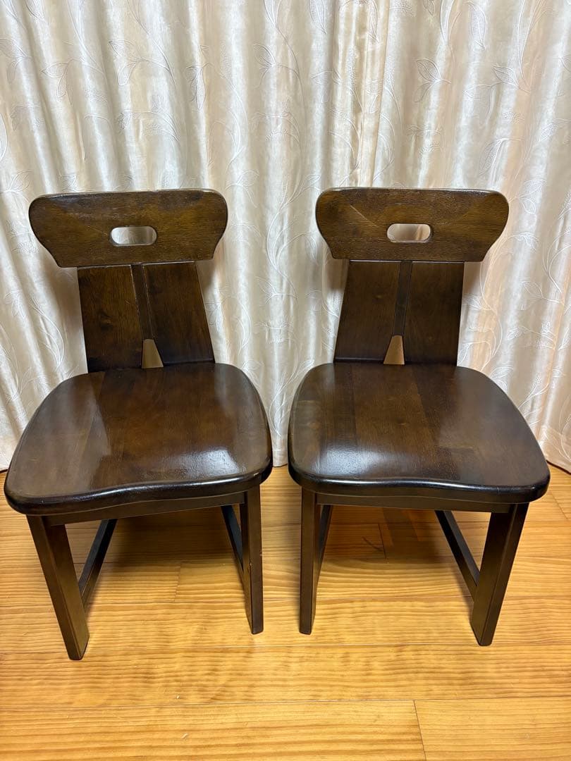 karimoku カリモク RUSTIC ラスティックチェア 2脚 無垢 椅子 - メルカリ