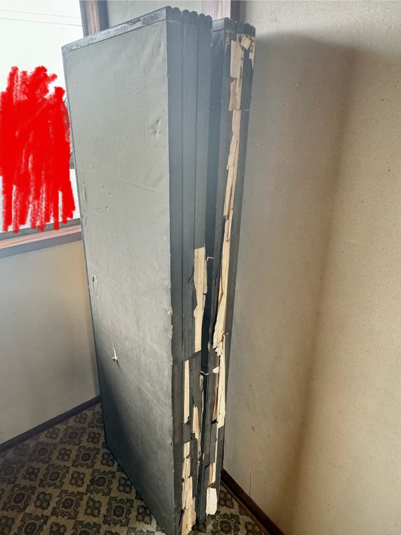 大型六曲屏風 筆名篠崎小竹 書道作品 金箔 六曲一双 屏風 江戸末