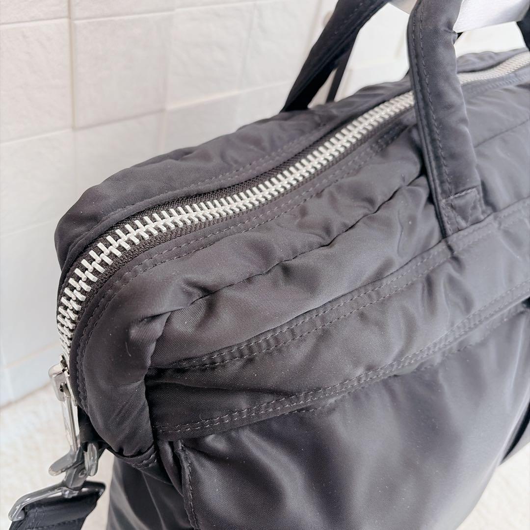 極美品】 ポーター タンカー 2way ショルダーバッグ ビジネスバッグ 黒