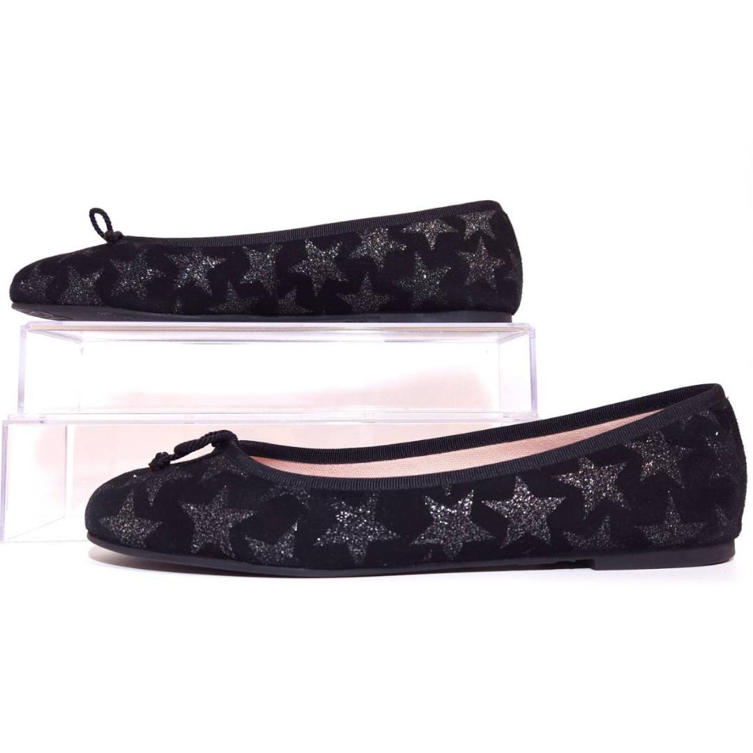 プリティバレリーナ スター リボン フラットシューズ ロザリオ