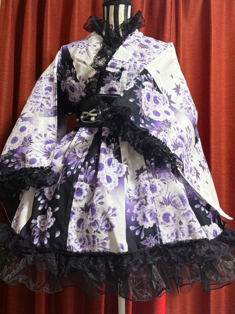 浴衣ドレス 37 姫ギャル ロリィタ 地雷系 まさき様専用 浴衣ドレス 大人 姫ギャル ロリータ y2k ドレス浴衣