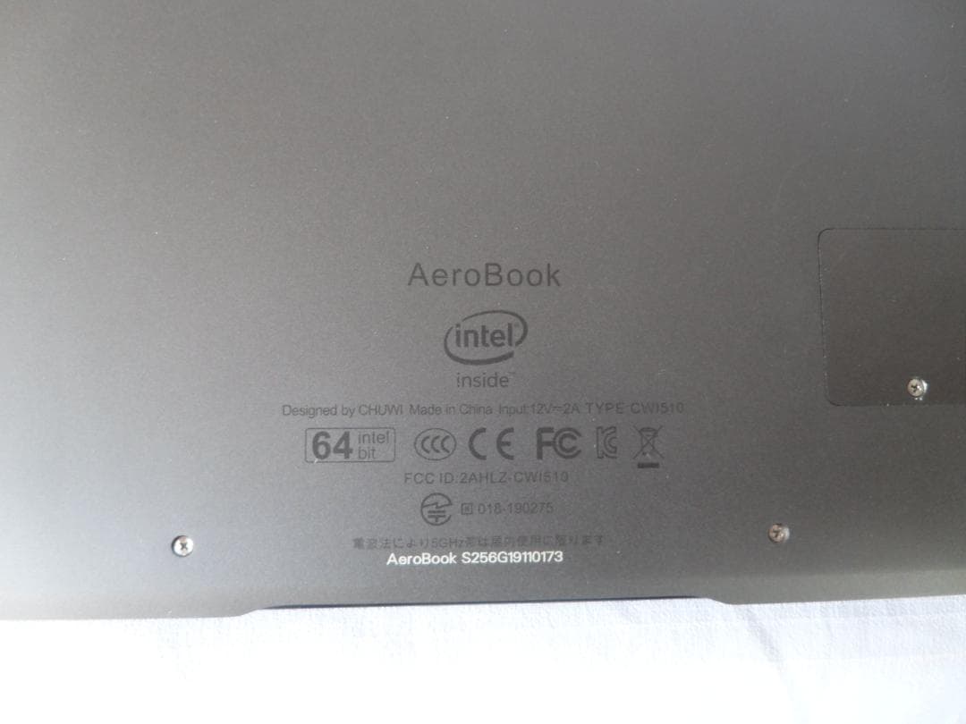 快速堅牢！AERO BOOK 13.3inc SSD256GB MEM8GB
