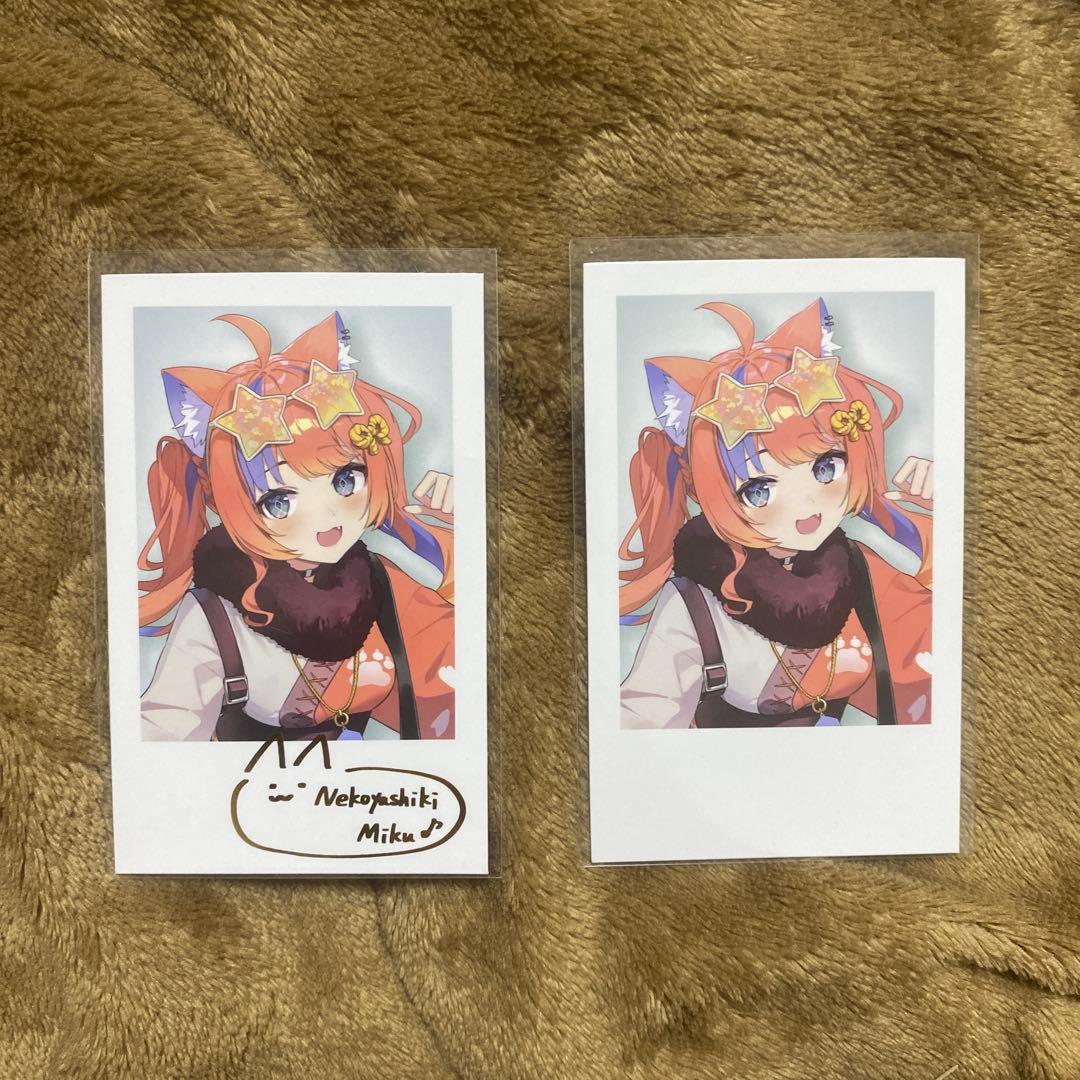 にじさんじ 今宵、××と夢を見る。 猫屋敷美紅 チェキ風カード レア