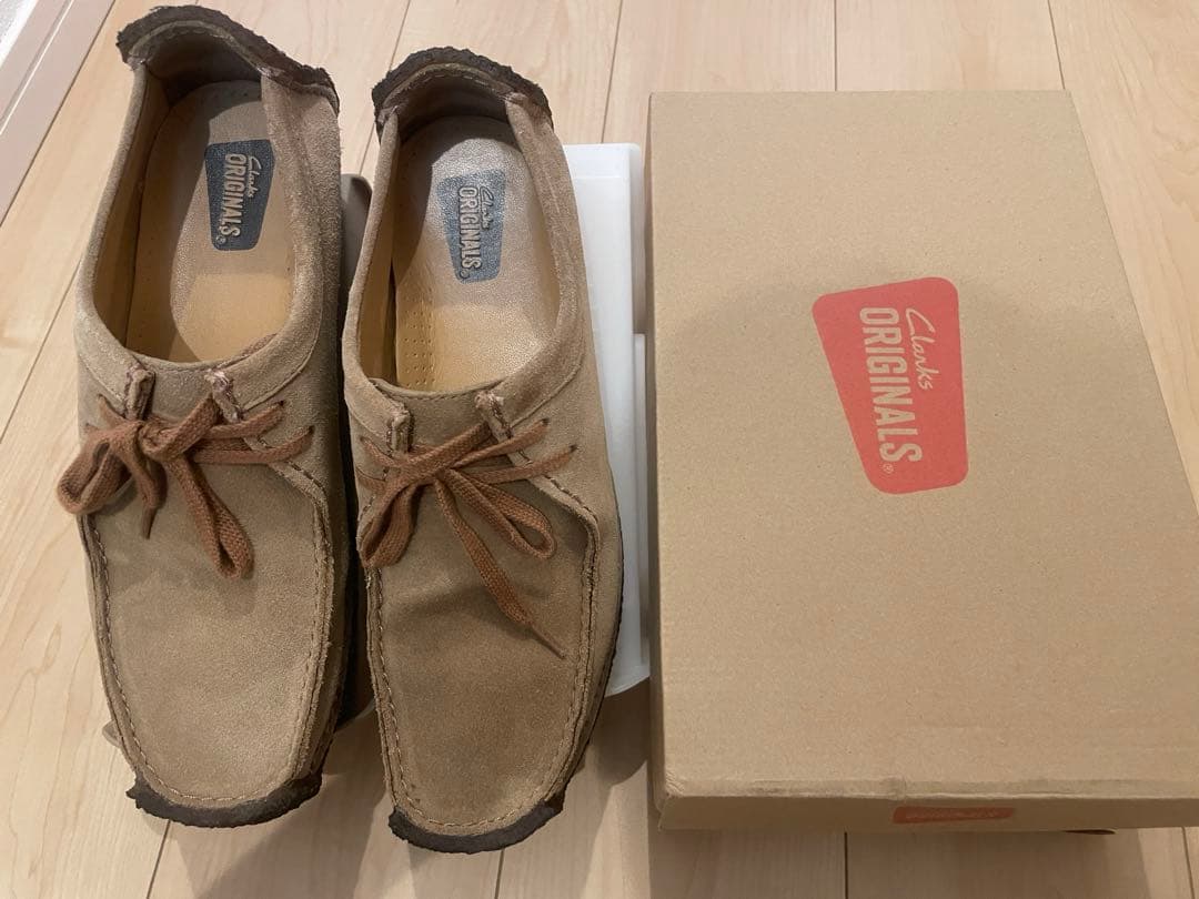 超美品Clarks ナタリー ベージュ スエード UK9.0 27.0cm - メルカリ