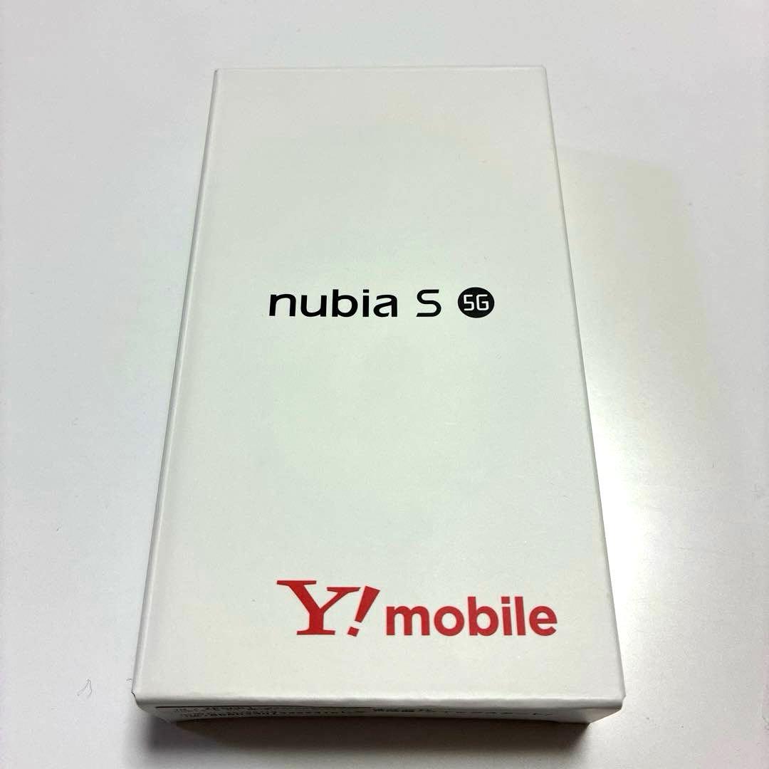 nubia S 5G 新品未使用 128GB ブラック 中古】ZTE ymobile 【SIMフリー】 nubia S 5G 4GB 128GB ブラック