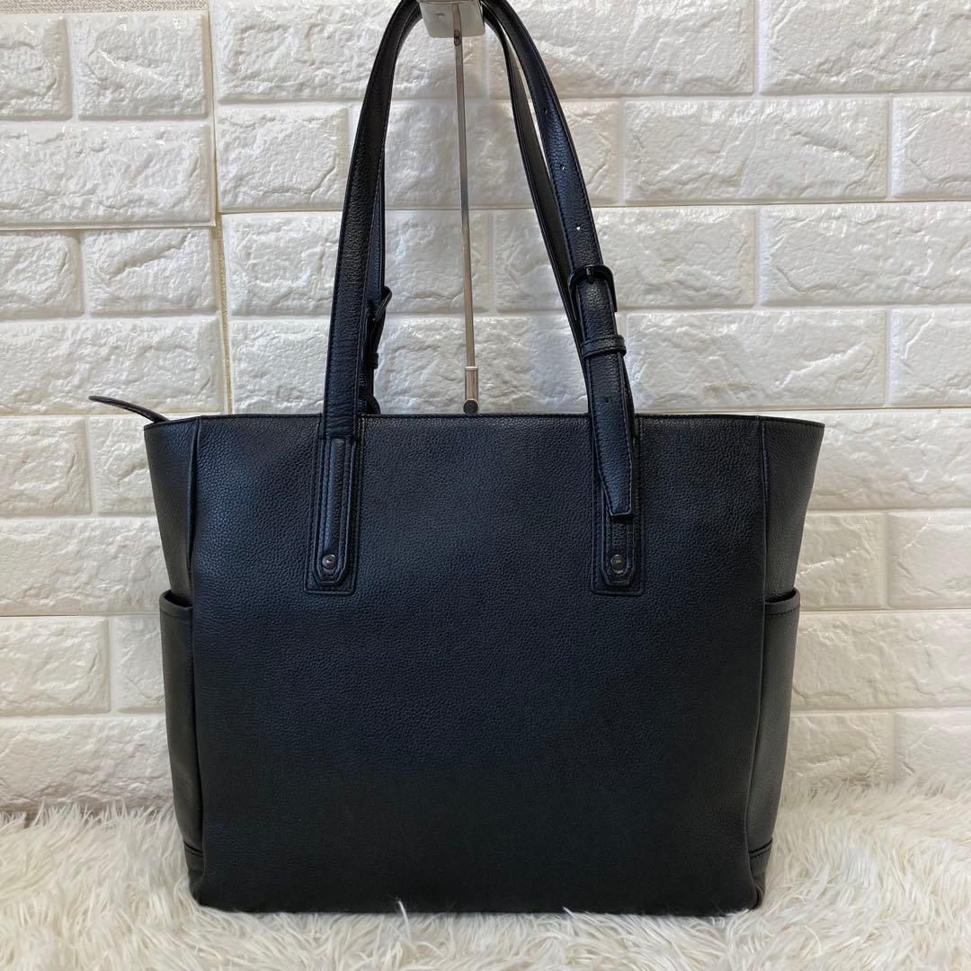 SOLATINA✨ビジネストート レザー ハンドル調節可 A4PC収納可 メンズ