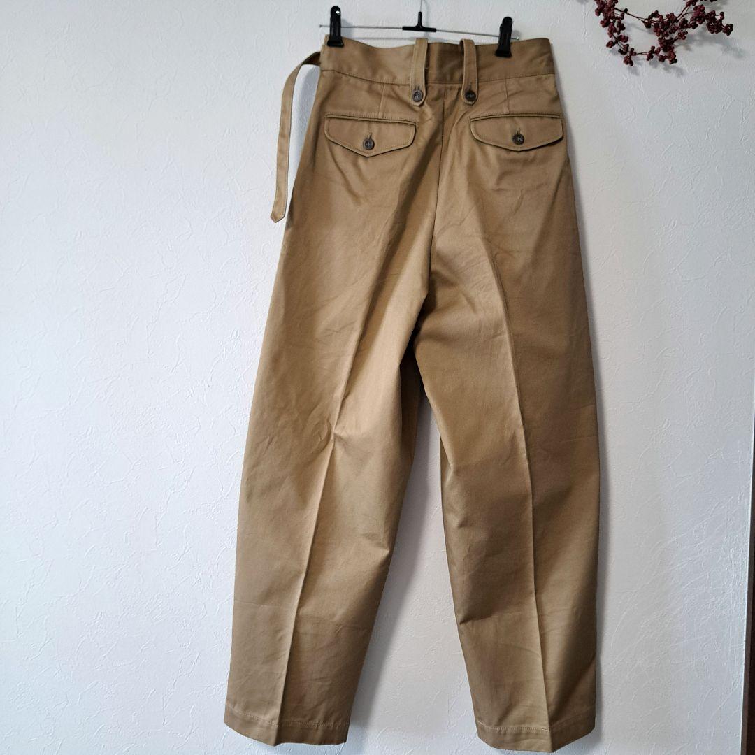 マノンフリップ【極美品】マイグルカパンツ ベージュ サイズ1 日本製の
