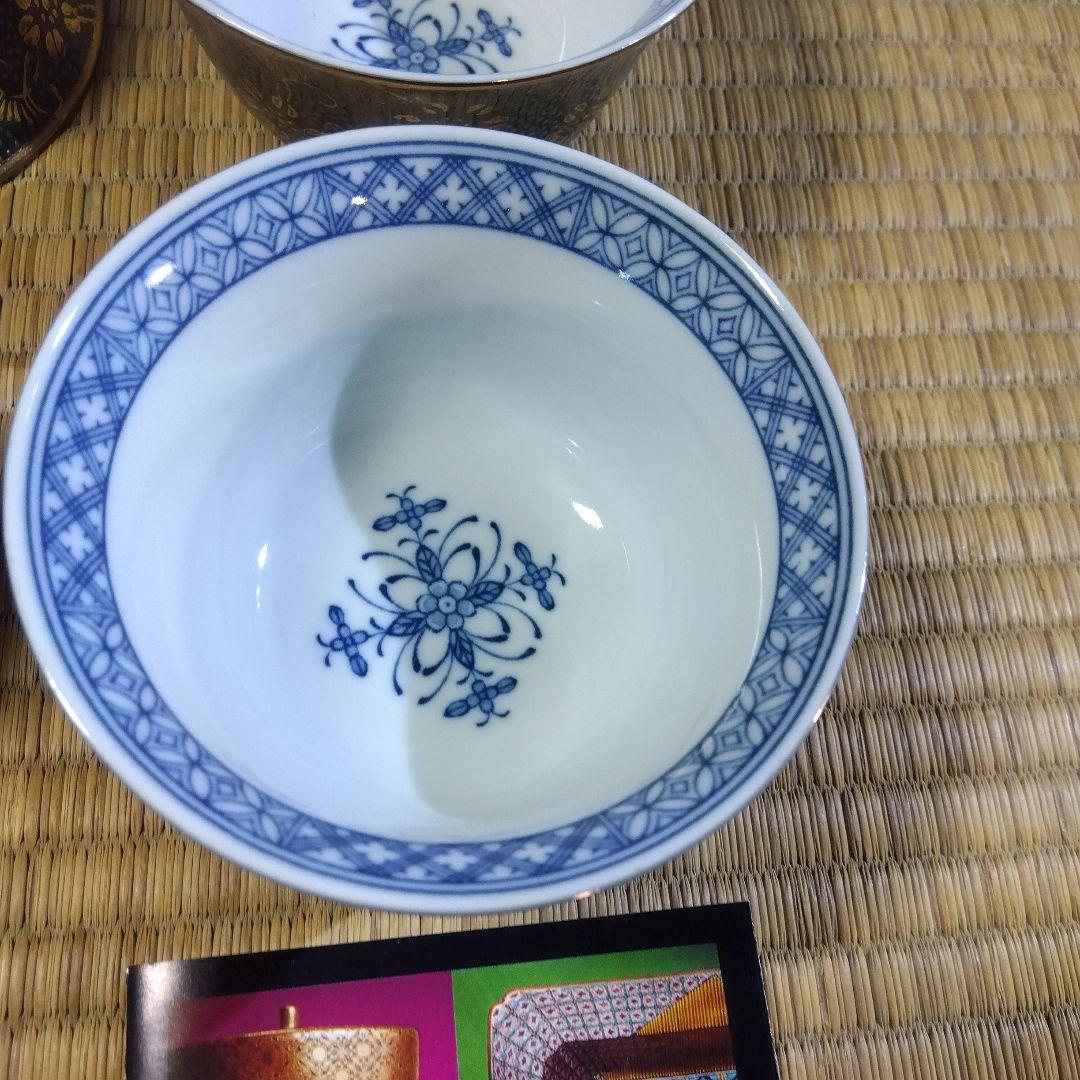九谷焼 汲出揃5客 煎茶器 栄峰造 金彩 青粒 共箱 未使用 - メルカリ