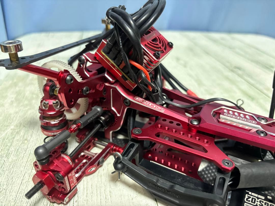 GALM リヤモーター オプション多数 メカ ボディ付 overdose ガルム