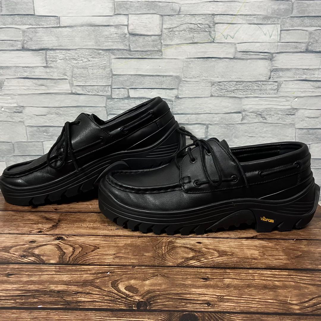 【26.0cm】ZARA ザラ ビブラム ソール 厚底 チロリアン シューズ