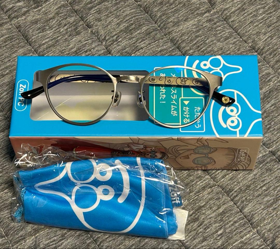 Zoff ドラゴンクエスト　メタルスライムモデル　 PC ブルーライト　カット ZoffがドラクエXとコラボ！ スライム素材でブルーライトカット - BCN＋R