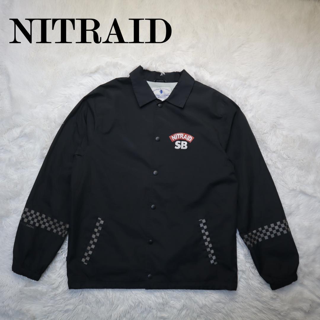 NITRAID SB ナイトレイド コーチジャケット スケボー ブラック L