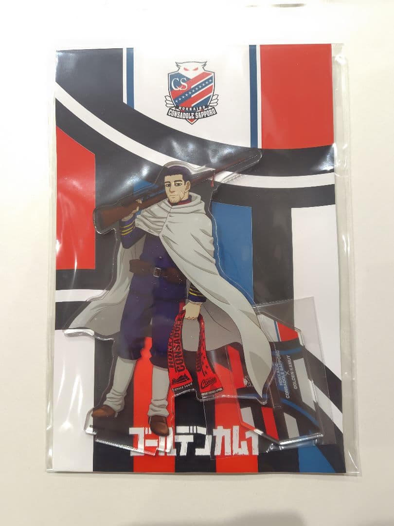 北海道コンサドーレ札幌×ゴールデンカムイ アクスタ 缶バッジ 尾形