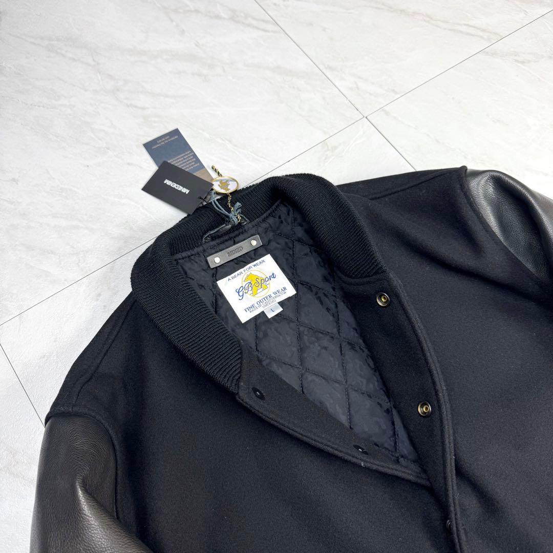新品タグ付き マインデニム GB Sport レザー スタジャン L 黒 - メルカリ